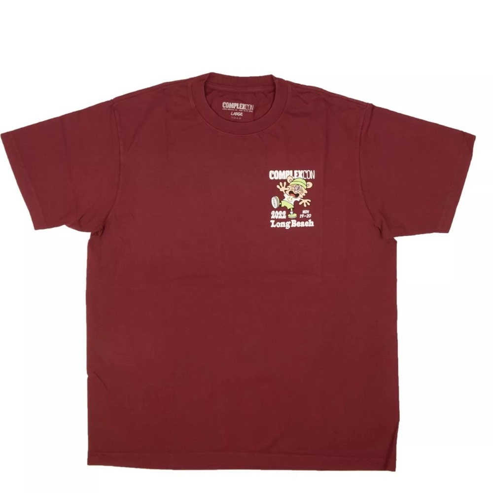 Complexcon Long Beach 2022 verdy tee maroon